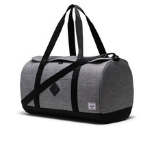 Herschel Supply Co Heritage Duffle Bag - Raven Crosshatch Grey Free Water Bottle