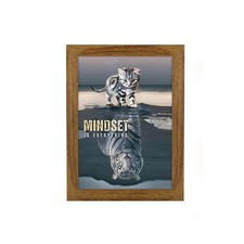 8x13 Rustic Brown Distressed Picture Frame Wall/Tabletop Display