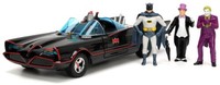 Jada Toys - 1:24 Batman - Hollywood Rides - Deluxe 1966 Batmobile With 3 Figures