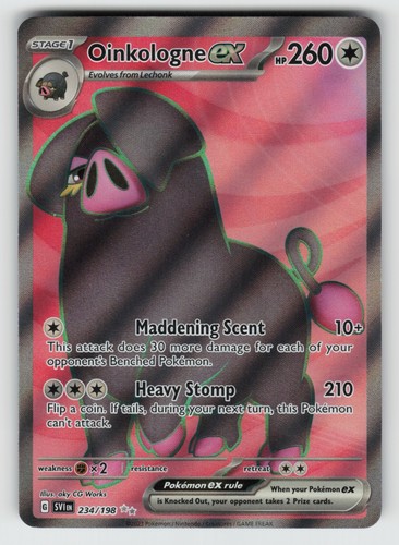 UR - 02 Holo Oinkologne ex 234/198 Ultra Rare SV01: Scarlet & Violet Base Set