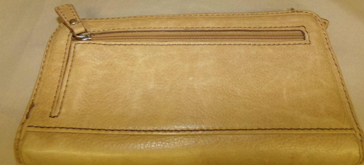 Fossil Multicolor Patchwork Leather Zip Clutch Bo… - image 7