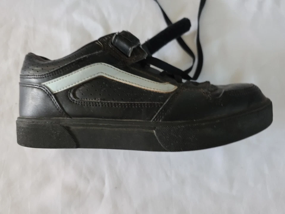 Vans Warner BMX SPD talla 9 para hombre negro difícil de encontrar. Suela rígida acolchada limpia Foto 4 de 4