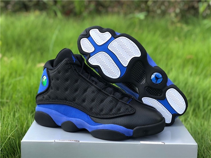 スニーカー NIKE Air Jordan 13 Retro Black Hyper  (2020) FW 20 Jordan 13 Retro Black Hyper Royal White 2020 for Sale