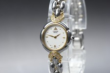 NEAR MINT SEIKO Credor 1E70-2050 18KT Diamond Two-Tone Quartz Womens Watch JP