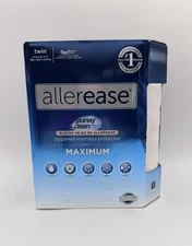 Allerease Zippered Mattress Protector Twin Maximum Flex Fit New