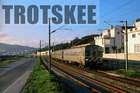 35mm Slide CP Portugal Railways Diesel Railcar 030657 Praias do Sodo 2001 Orig