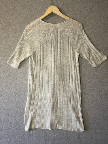 Cárdigan para mujer Eileen Fisher mezcla de lino talla mediana Italia cuello en V ligero - Imagen 5 de 10