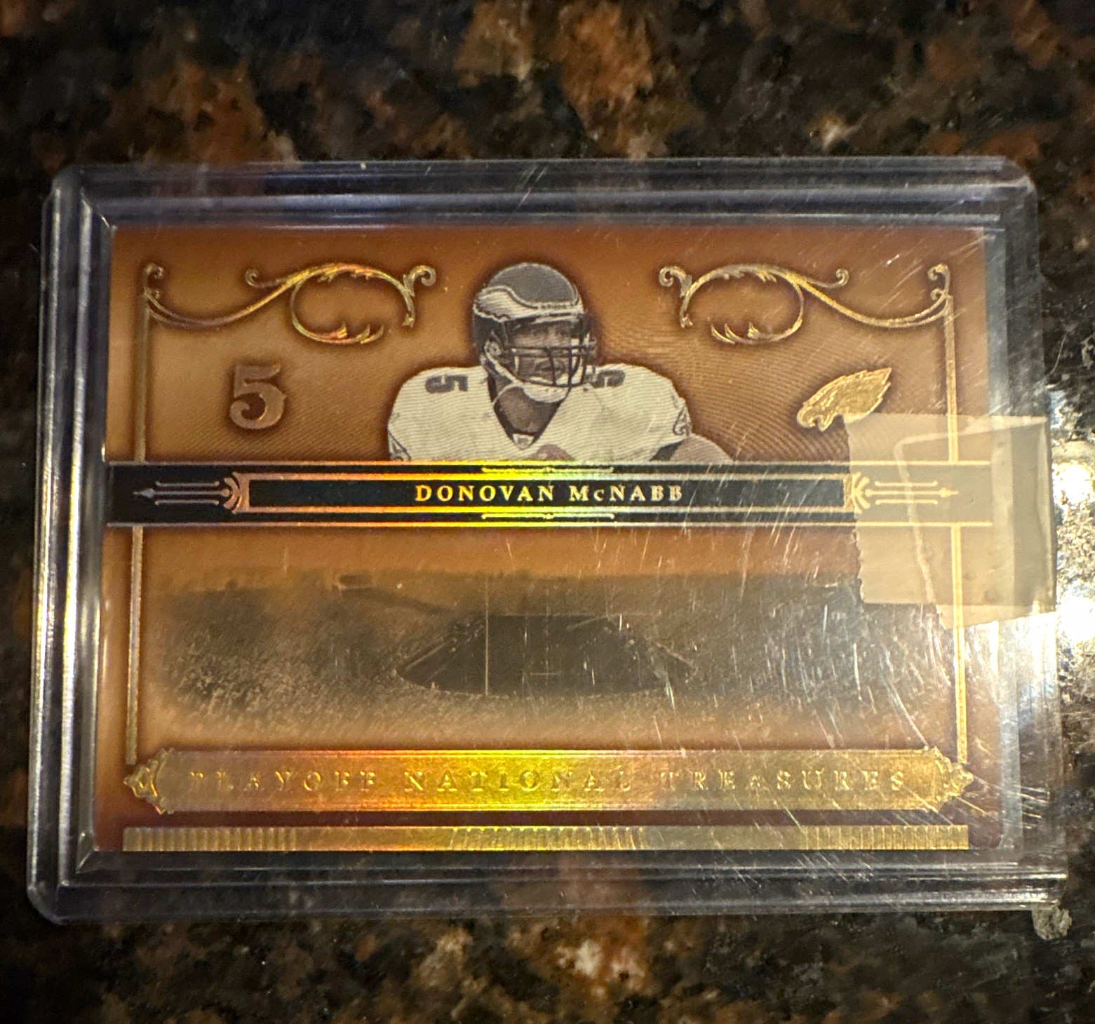 Playoff National Treasures Donovan McNabb Eagles #80 Serial Numbered /25