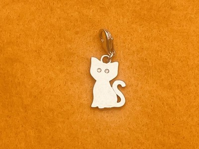 Thomas Sabo Silver & CZ Eyes Cat Charm