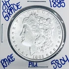 1885 MORGAN SILVER DOLLAR AUTHENTIC HI GRADE U.S MINT COIN FREE SHIPPING 5804