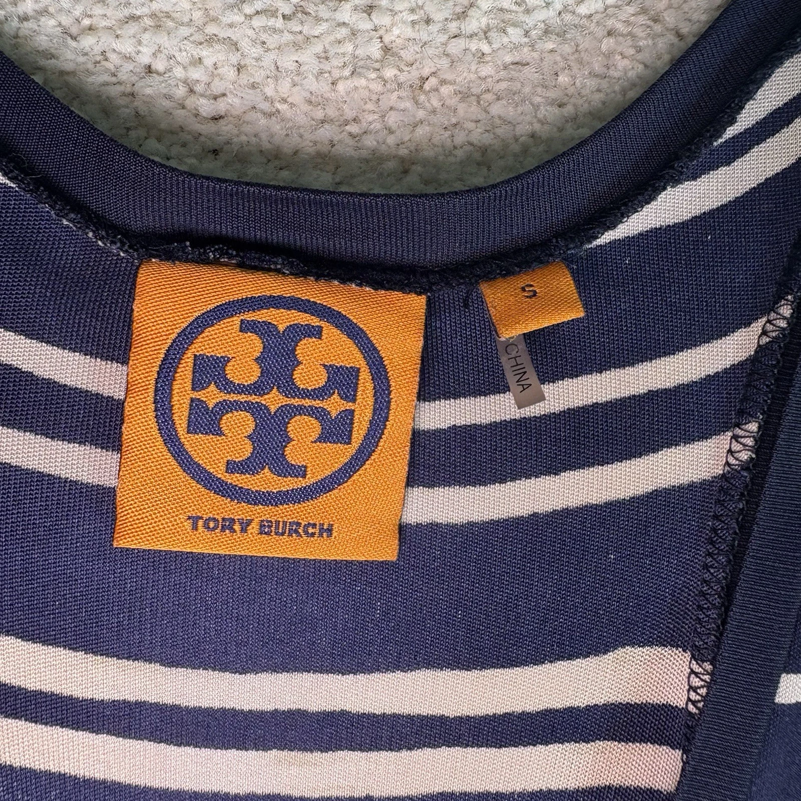 Maxi abito Tory Burch Jessica 100% seta racerback nuovo con etichetta taglia small $495