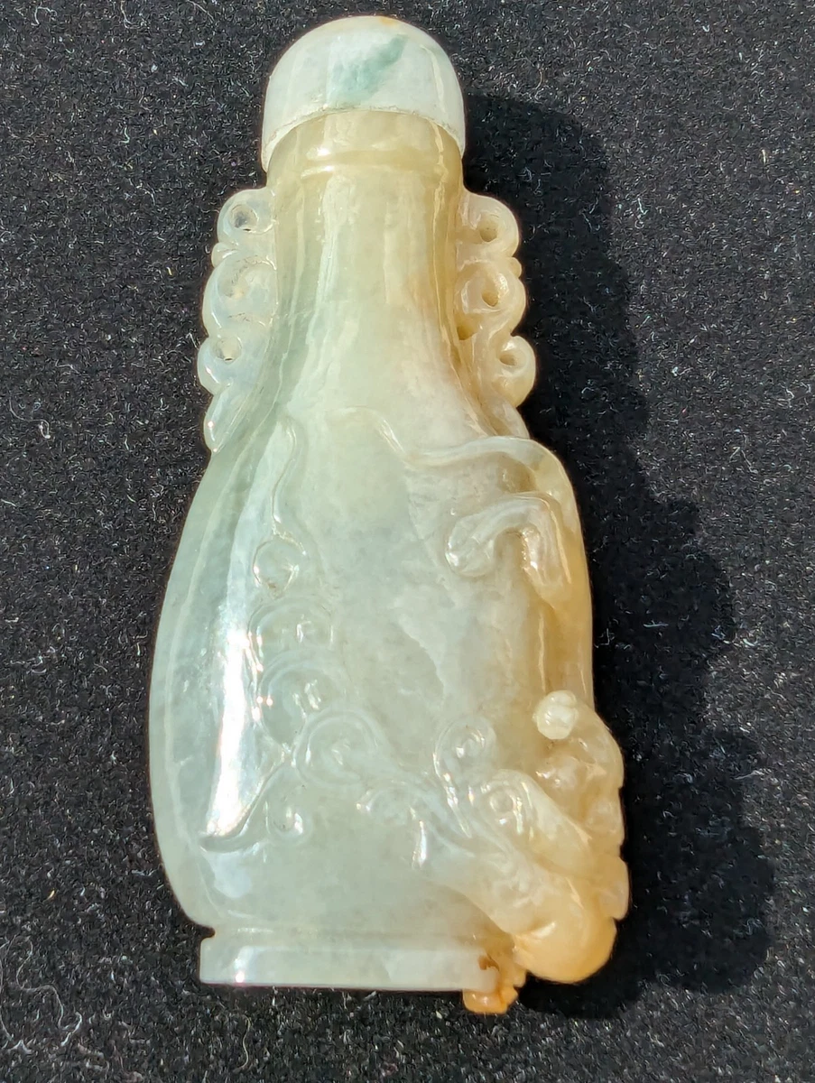 中国风翡翠鼻烟壶| eBay