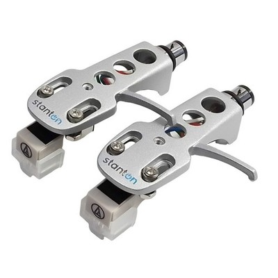 2 x Stanton STR8-90 Plattenspieler Einsatz H4S Headshells + AT3600L Kassetten & Stylus