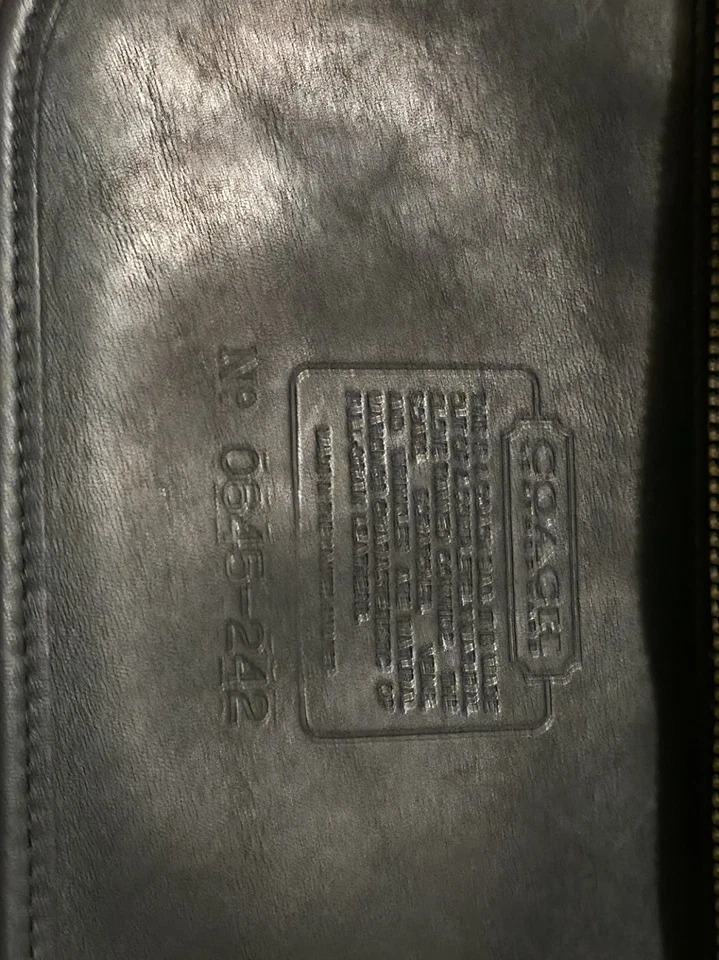 BOLSO OLIVER Coach D. De Colección Raro Nº9902 Raro Verde Oscuro Foto 4 de 4