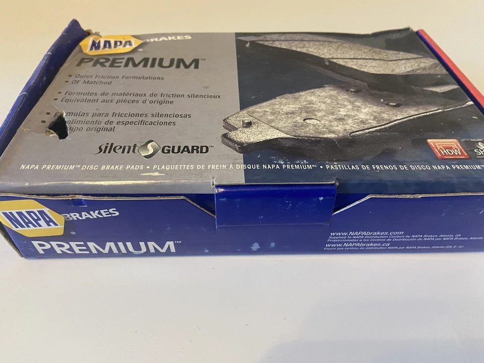 Conjunto de pastilhas de freio dianteiras semi-metálicas para Dodge Ram 2500 1500 3500 - Imagem 2 de 3