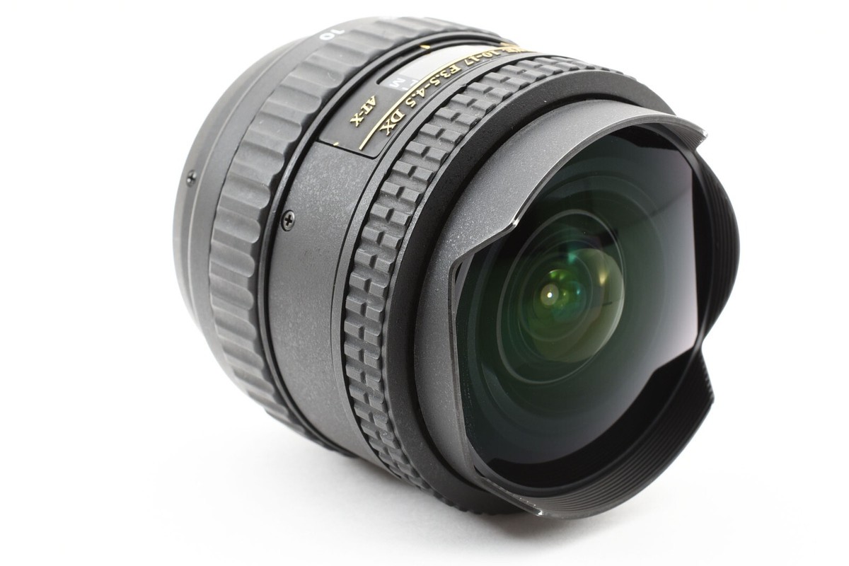 美品 Tokina 10-17mm Fisheye Nikon #8710 Tokina AT-X Fisheye 10-17mm F/3.5-4.5 DX Lens For Nikon F