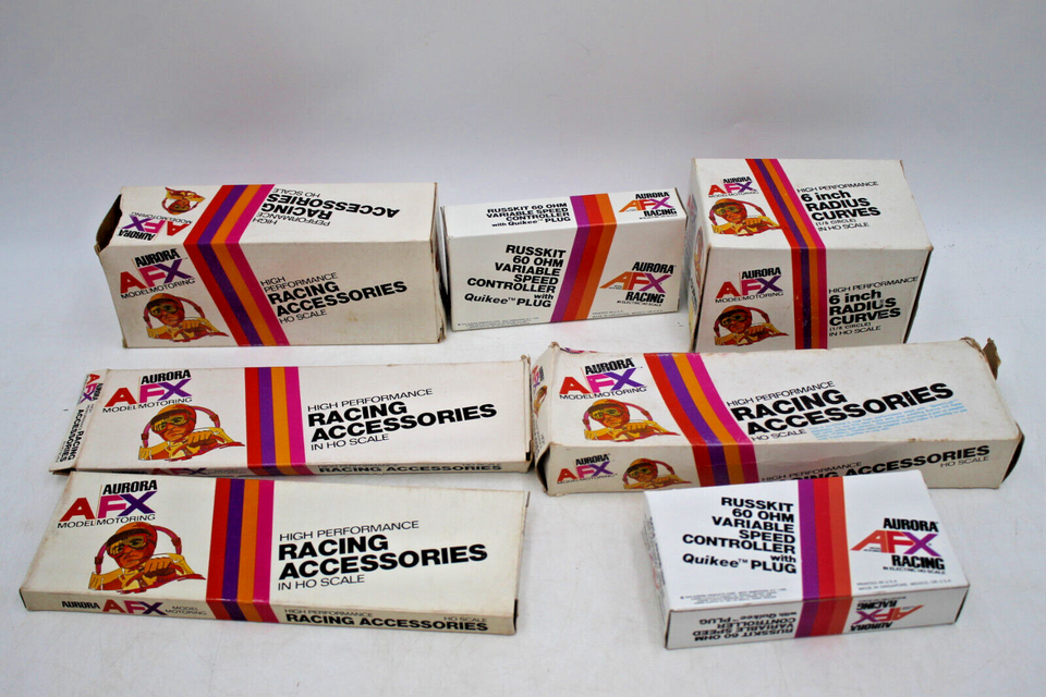 13 Pounds 1970s Aurora AFX HO Slot Car Track & Accessories Cull Lot eBay