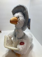 NWT Cuddle Barn Mother Goose Plush Musical Talking Toy Reads Nursery Rhymes 16  