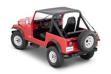 Mastertop Strap Style Bimini Top For 1978-1986 Jeep Cj7 1987-1991 Wrangler