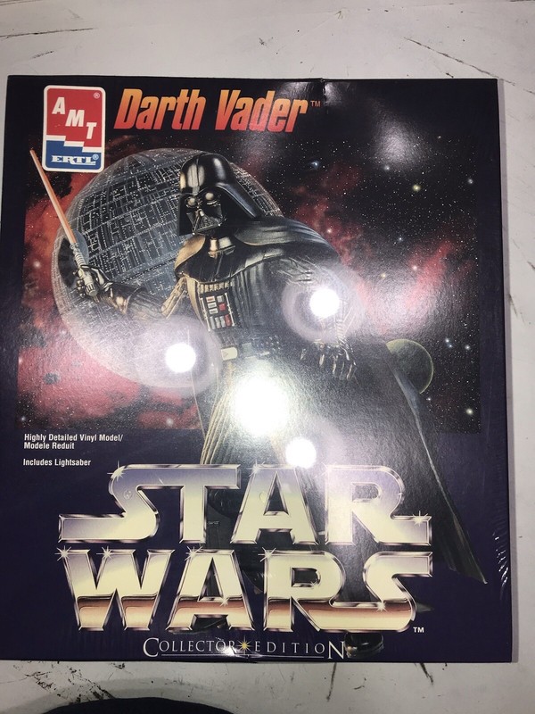 AMT ERTL Star Wars Collector Edition DARTH VADER VINYL MODEL Vintage 1995 Sealed