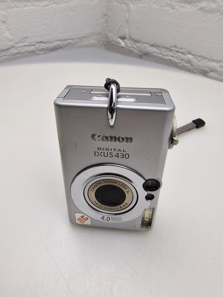 Canon Digital IXUS 430 / PC1086 4,0 MP Digitalkamera - Silber - Bild 3 von 4