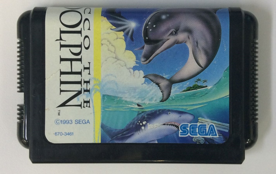 ★0569　ECCO THE DOLPHIN II　SEGA MEGA DRIV Sega Mega Drive Ecco the Dolphin Japan Version Cartridge