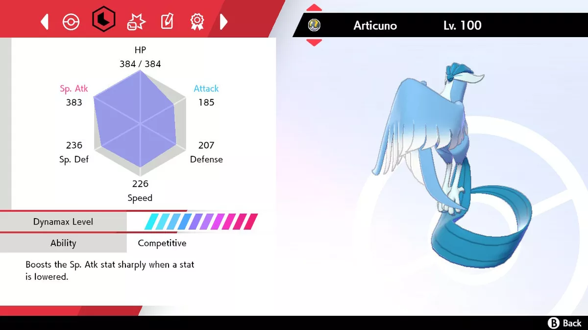 Galarian Articuno Shiny 6IVs Galar Event - Pokemon Sword & Shield