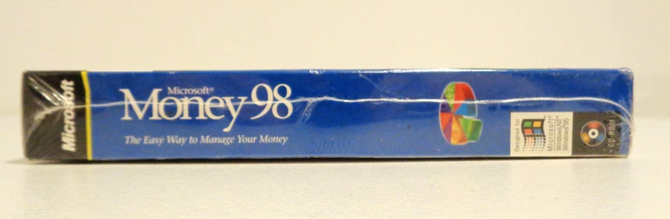 Software CD-ROM Microsoft Money 98 PC SELLADO Windows 95/NT Big Box Hecho en EE. UU. NUEVO Foto 3 de 4