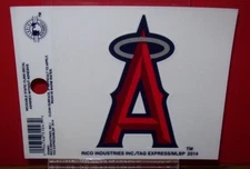 ANAHEIM ANGELS LOGO 3X4 SMALL STATIC DECAL RICO INDUSTRIES 