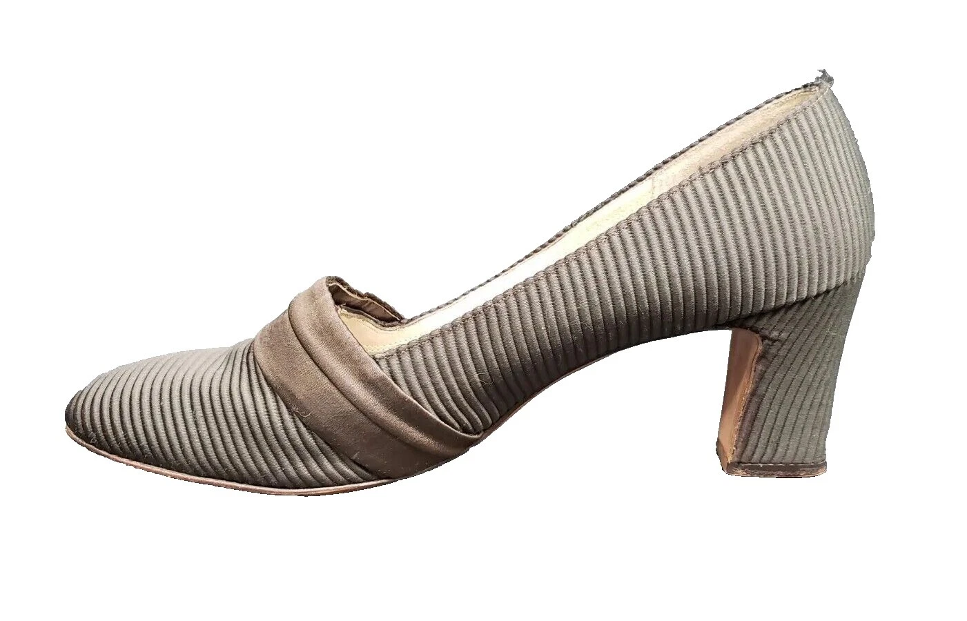 Calzado Vintage Rockabilly Tacones De Tela Para Mujeres