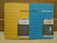 Mamiya /Sekor TL Camera Instructions Booklet