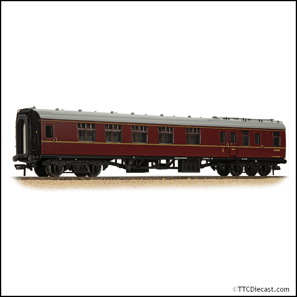 Bachmann 39-226F BR Mk1 BCK Brake Composite Corridor BR Mar - OO Gaugen  - OO