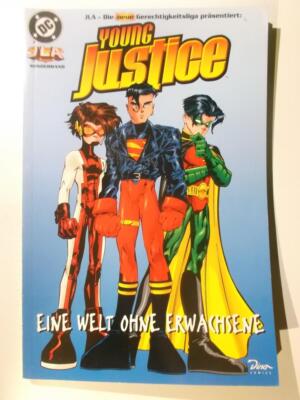 JLA Sonderband 10 Young Justice Eine Welt ohne Erwachsene Dino Verlag Zustand 1