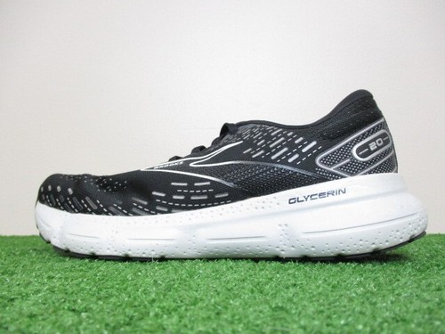 Brooks Glycerin 20 Shoes Womens 8.5 Wide Black White Alloy Road Running Neutral - Picture 3 of 16