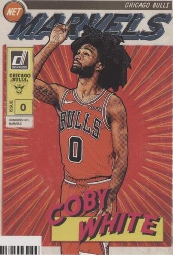 2019-20 Donruss Optic Hyper Pink Prizm #180 Coby White RC Rookie