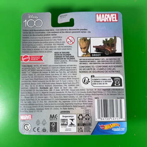 Hot Wheels Disney 100 Character Car - GROOT | Marvel Guardians of the Galaxy - Picture 3 of 6