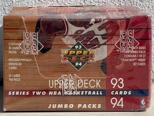 1993-94 UPPER DECK NBA Basketball (Series 2) JUMBO PACK 22 CARDS AIR JORDAN OVP! - Picture 16 of 18