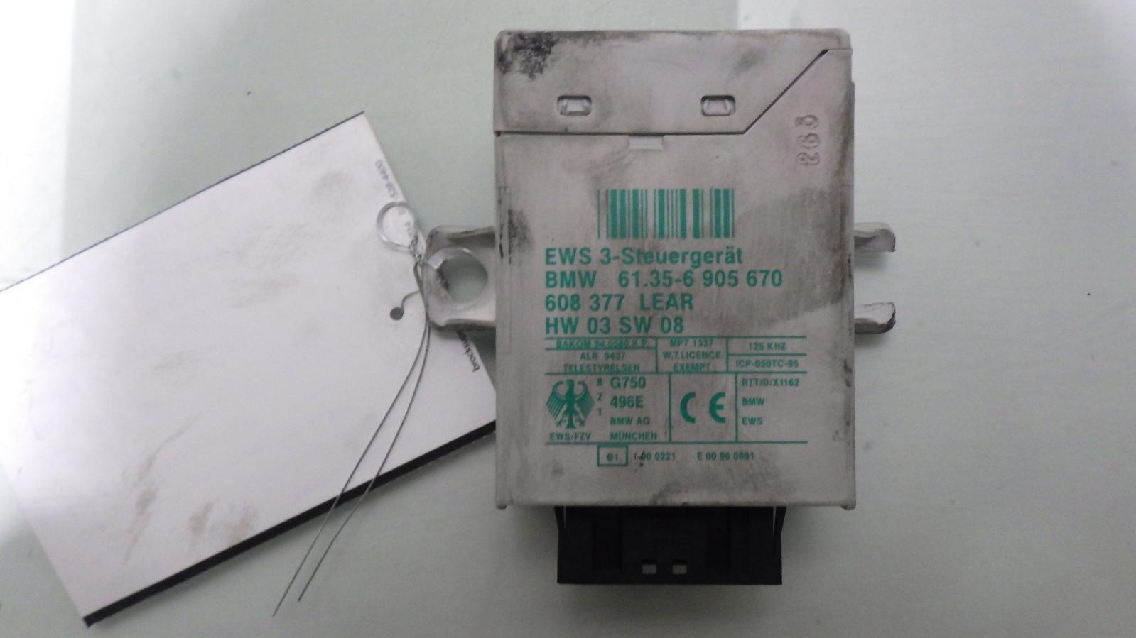 03 BMW Z4 Theft-Locking MODULE 61356905670 | eBay