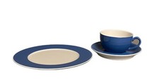 Kaffeegedeck 3tlg.TCM, Tchibo, Winterling, Dessina, dunkelblau