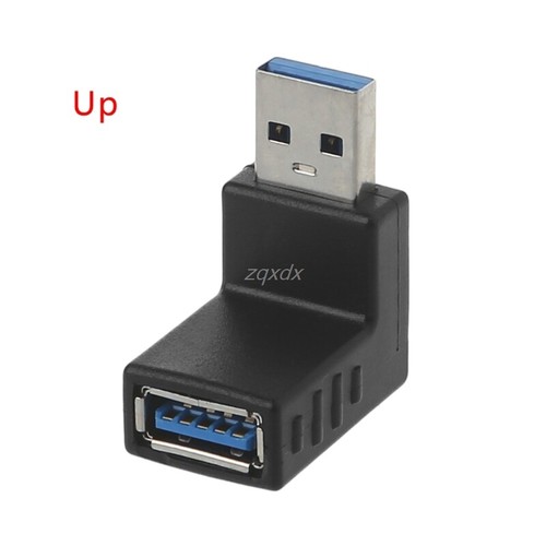 USB 3.0 Stecker auf Buchse abgewinkelte Adapter 90 270 Grad L-förmig OBEN LINKS RECHTS - Bild 15 von 16