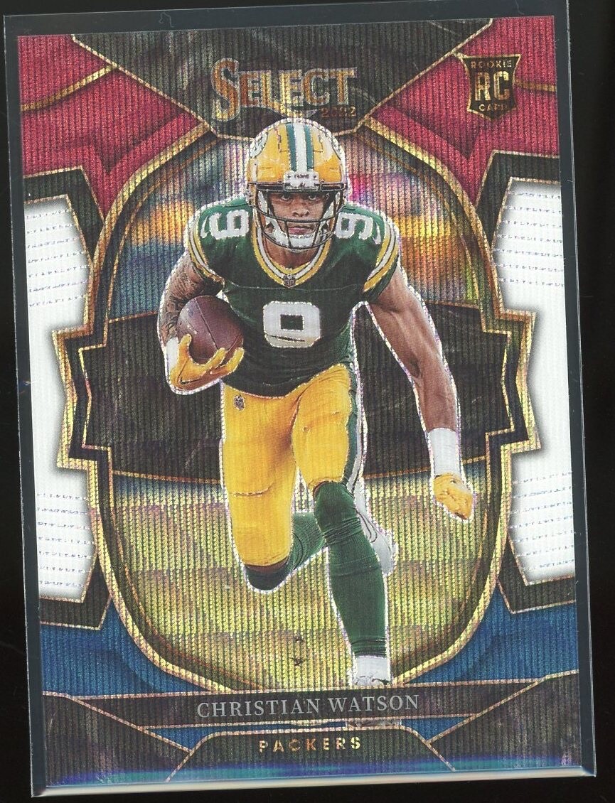 2022 Panini Select Football Tri-Color Prizm #53 Christian Watson #212/249