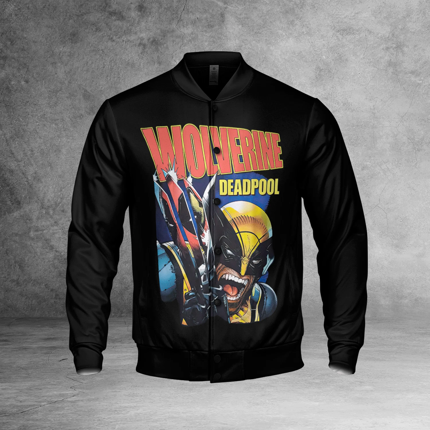 Wolverine And Deadpool Superheroes Movie X-men Fan Gift Jacket