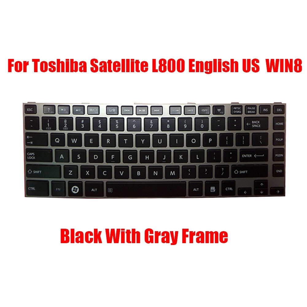 TASTIERA ITALIANA PER TOSHIBA SATELLITE C800 C800D L800 L805 L830 L840 L845 M800 M805 - BIANCA