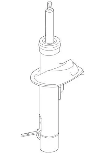 Genuine Ford Strut 9T1Z-18V124-A