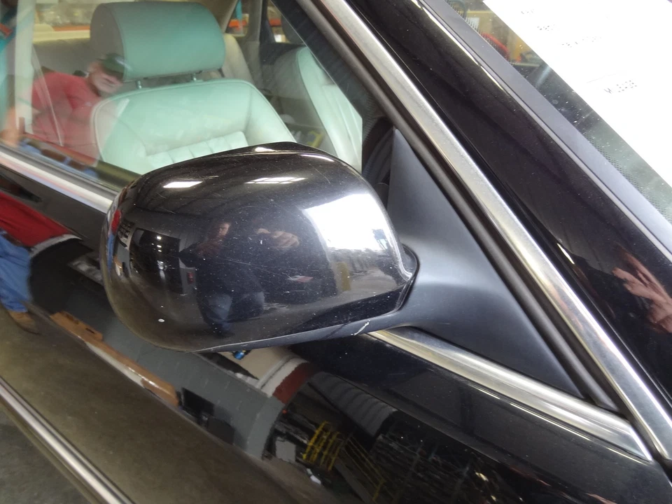 Espejo retrovisor eléctrico lateral derecho pasajero Audi A8 1997 fabricante de equipos originales negro 1998 1999 Foto 2 de 4