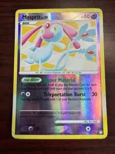 Pokemon - Mesprit - Mysterious Treasures 14/123 - Reverse Holo Rare - LP