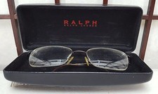Polo Ralph Lauren Semi Rimless Eyeglass Frames with Case