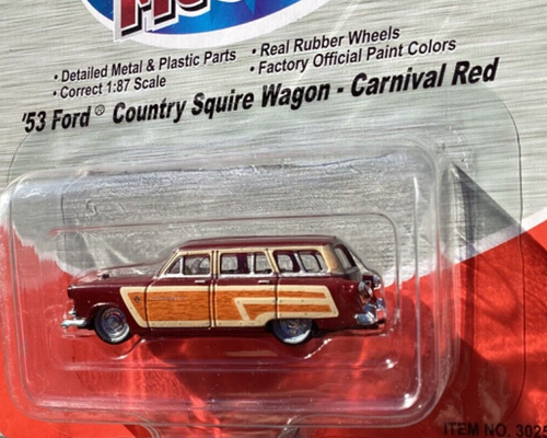 CLASSIC METAL WORKS 1/87 HO 1953 FORD COUNTRY SQUIRE WAGON RED ITEM # 30250 F/S - Picture 5 of 13