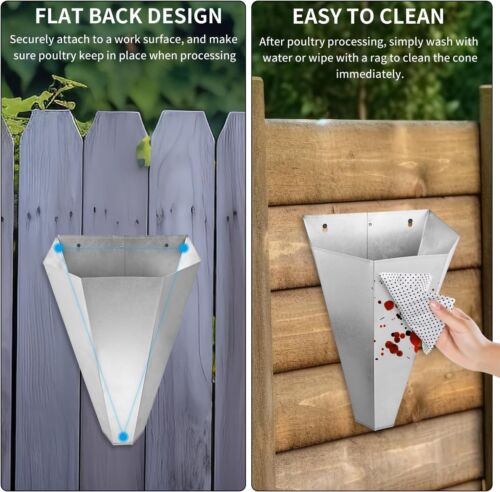 Medium Poultry Restraining Cone for Chickens & Turkeys - Durable & Safe Design - Picture 8 of 8