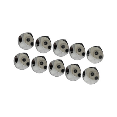 10PCS 1 inch Silver Coated Corner Cube Prism 25.4mm Trihedral Retroreflector